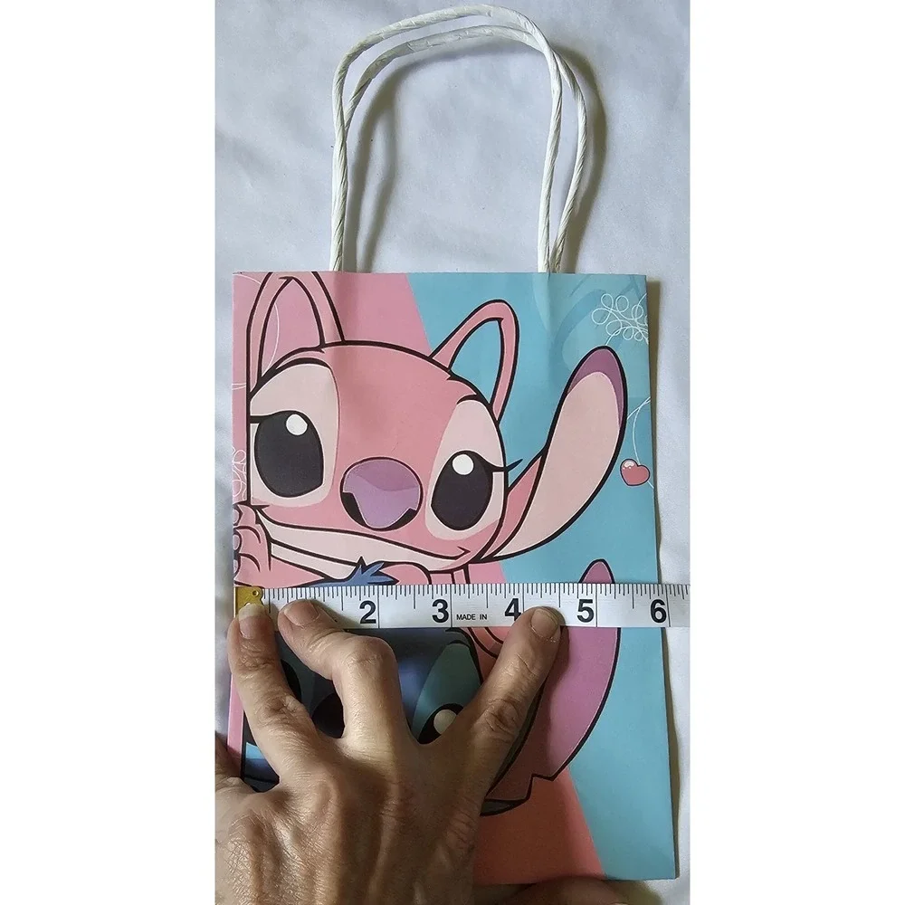 New Lilo & Stitch Birthday Party Paper Bags With Handle Party Disney Kids 16ct
